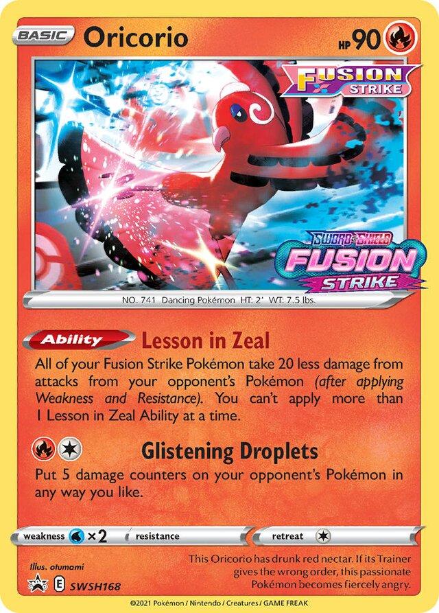 Promo Oricorio Pokémon card
