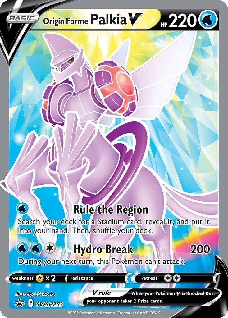 Promo Origin Forme Palkia V Pokémon card