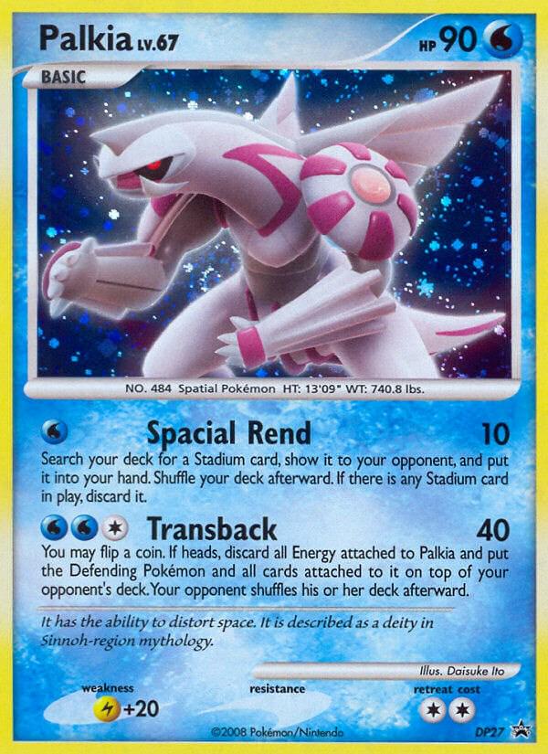 Promo Palkia Pokémon card