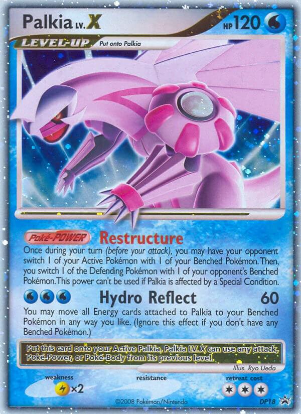 Promo Palkia LV.X Pokémon card