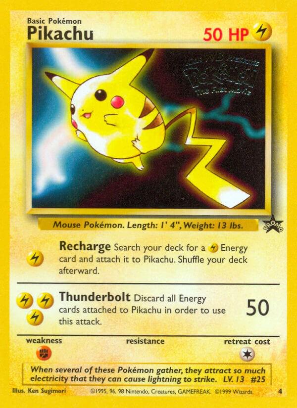 Promo Pikachu Pokémon card