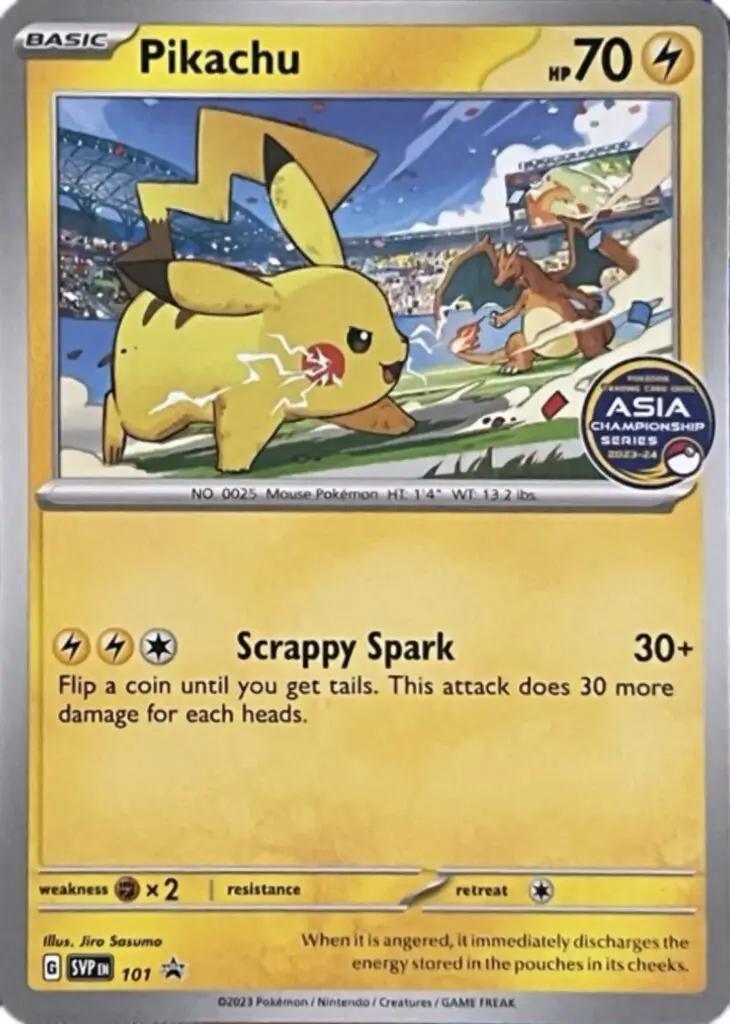 Promo Pikachu [asia-championship-series-2023-24] Pokémon card
