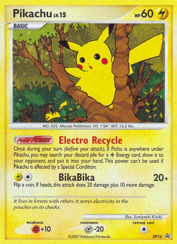 Promo Pikachu Pokémon card