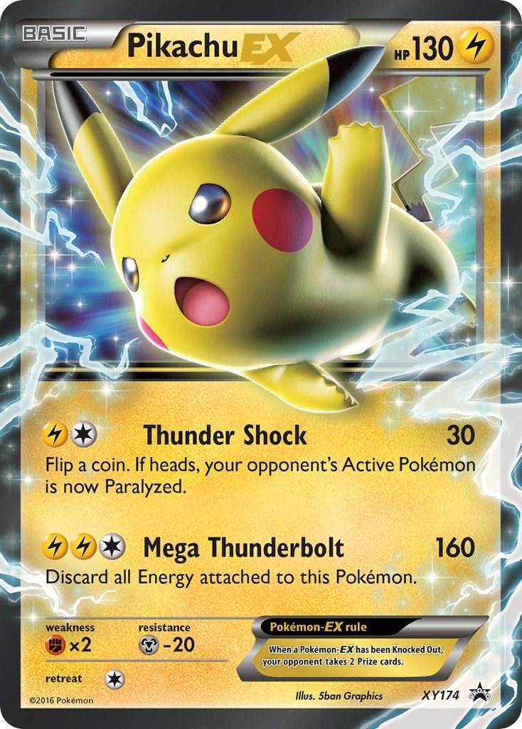 Promo Pikachu EX Pokémon card