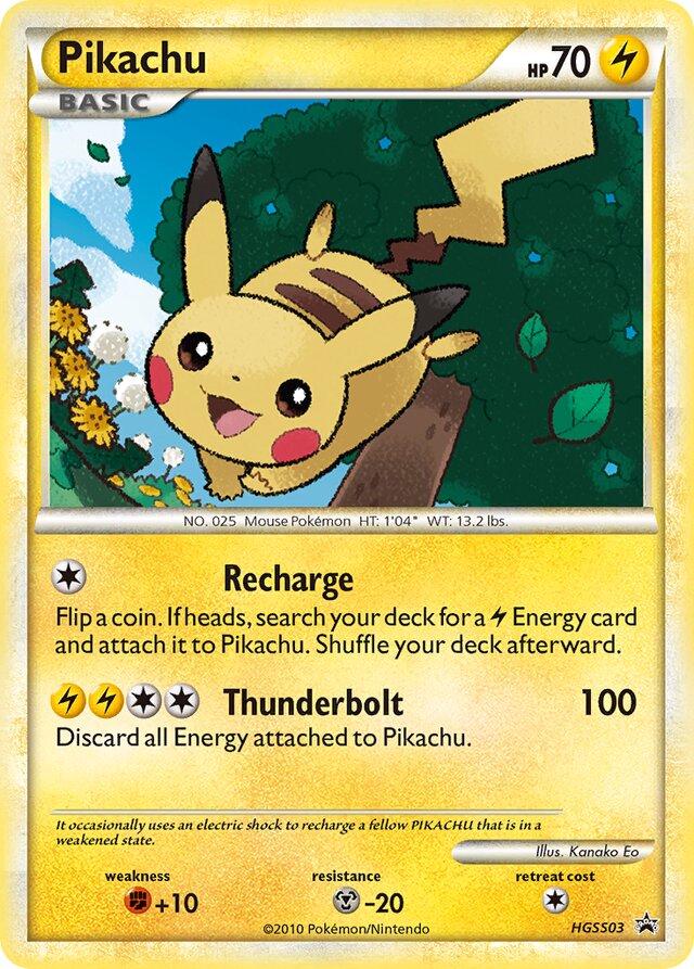 Promo Pikachu Pokémon card