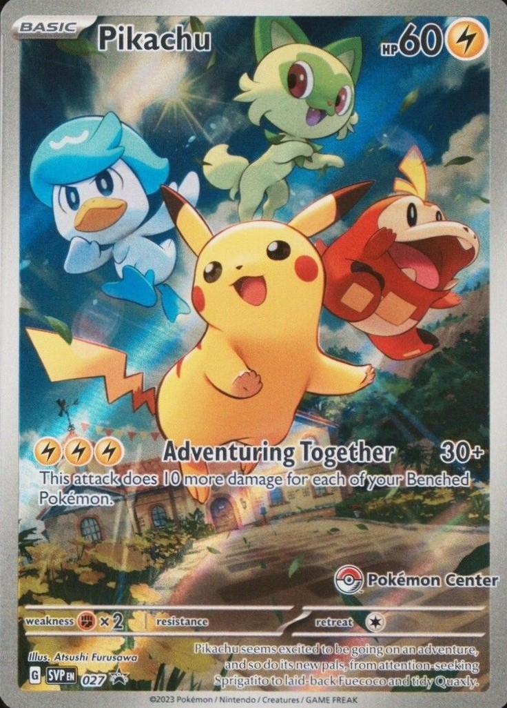 Promo Pikachu [Pokemon-Center-Stamp] Pokémon card