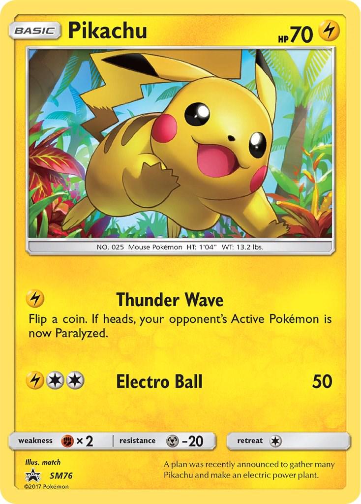Promo Pikachu Pokémon card