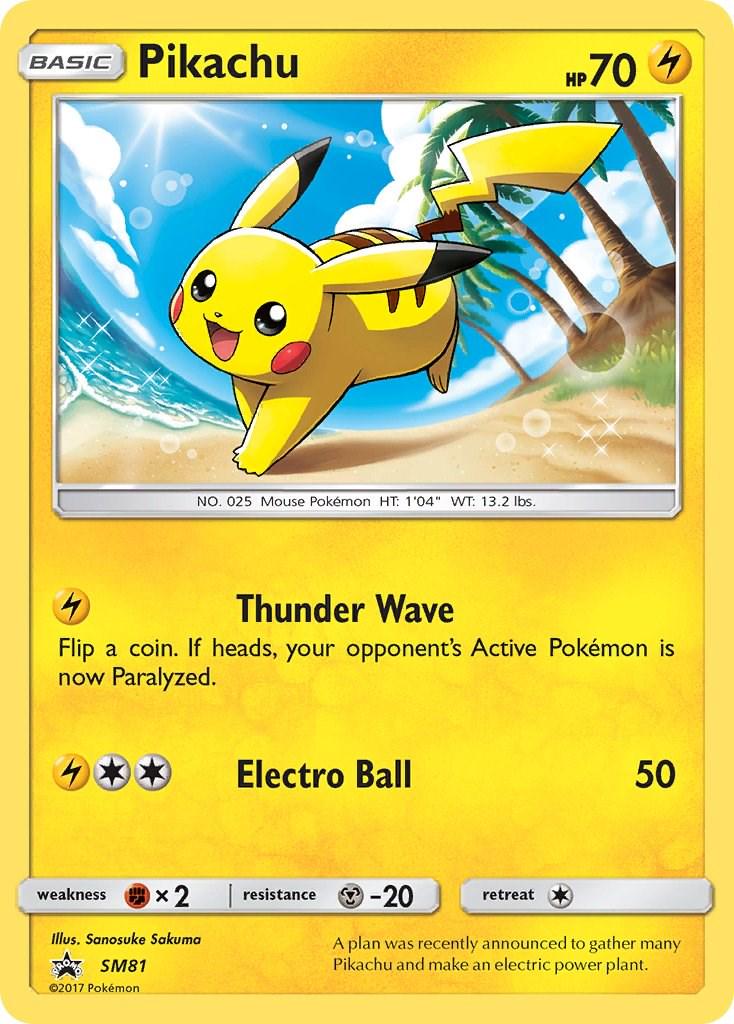 Promo Pikachu Pokémon card