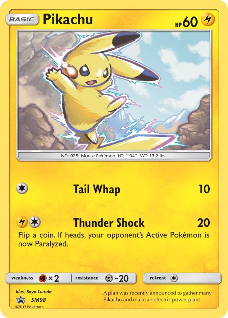 Promo Pikachu Pokémon card