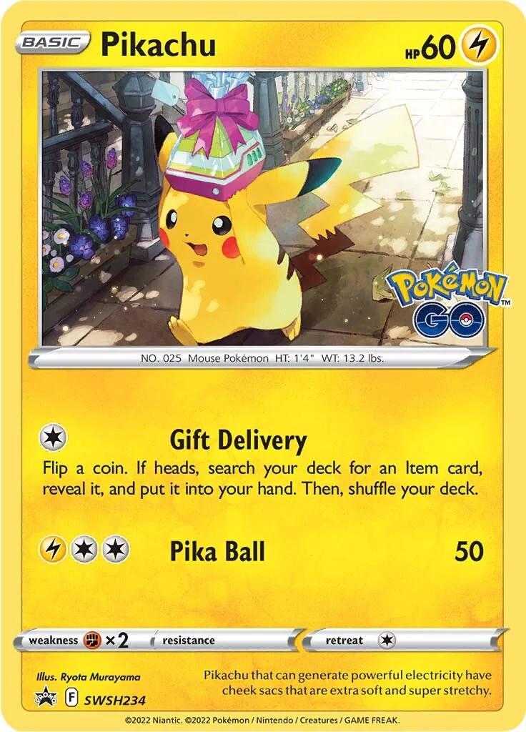 Promo Pikachu Pokémon card