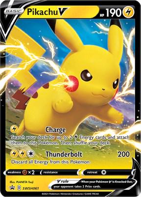 Promo Pikachu V Pokémon card