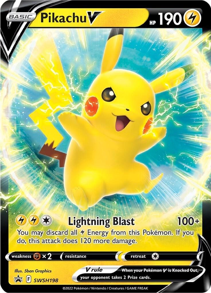 Promo Pikachu V Pokémon card