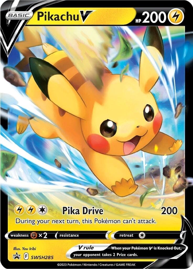 Promo Pikachu V Pokémon card