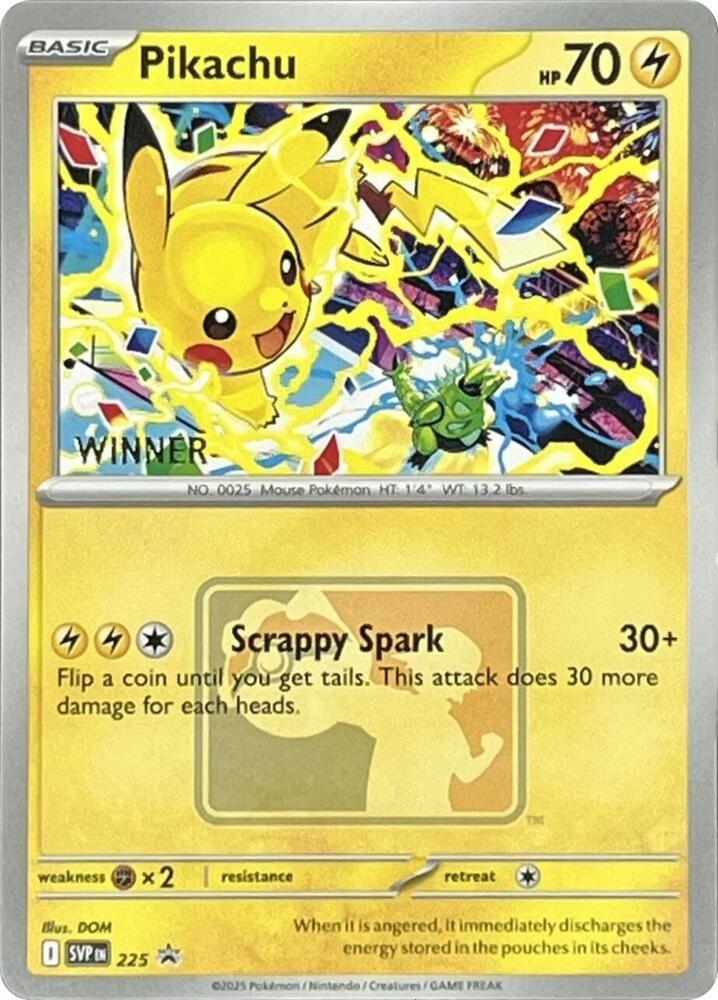 Promo Pikachu [World-Championships-Winner] Pokémon card
