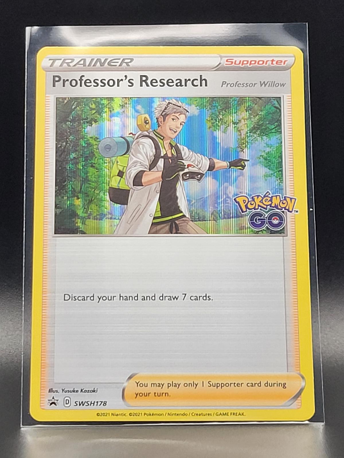 Promo Professor's Research Pokémon card