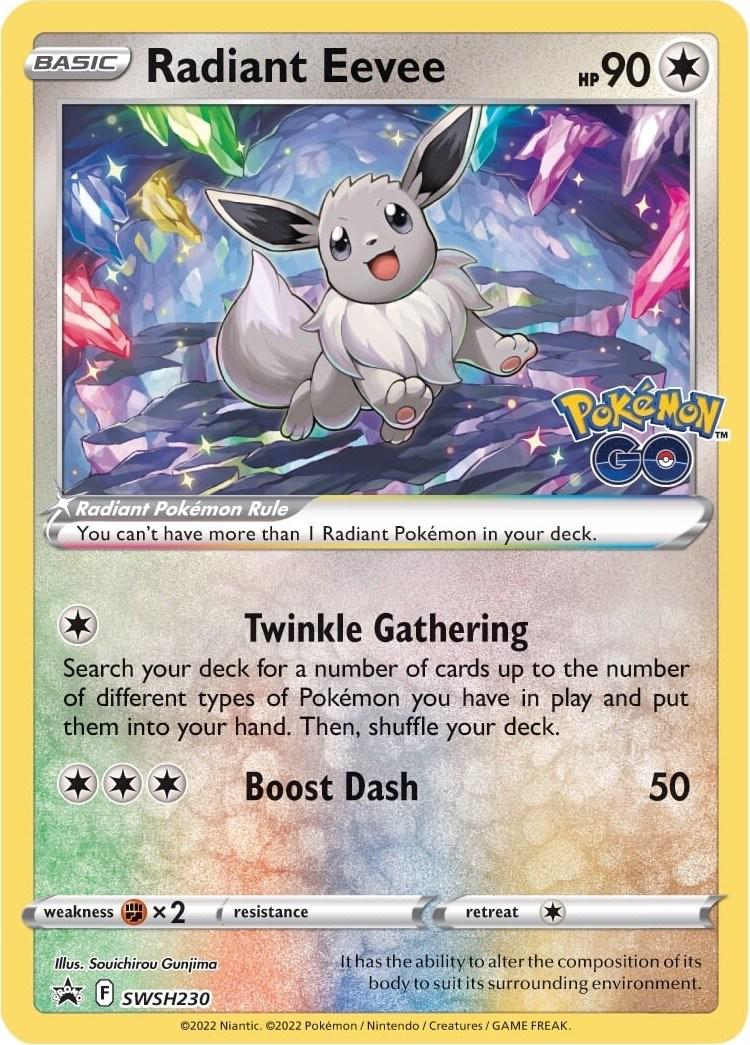 Promo Radiant Eevee Pokémon card