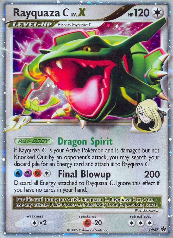 Promo Rayquaza C LV.X Pokémon card