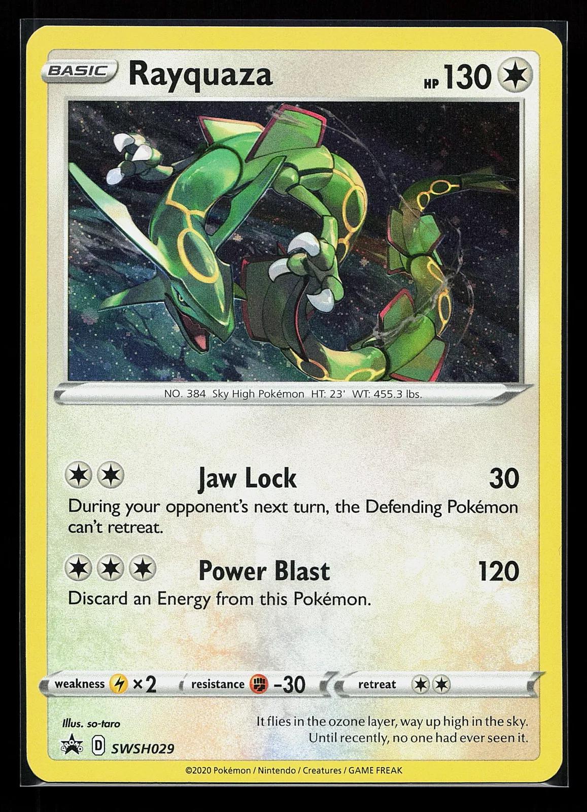 Promo Rayquaza [Cosmos-Holo] Pokémon card