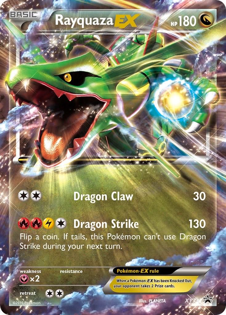 Promo Rayquaza EX Pokémon card