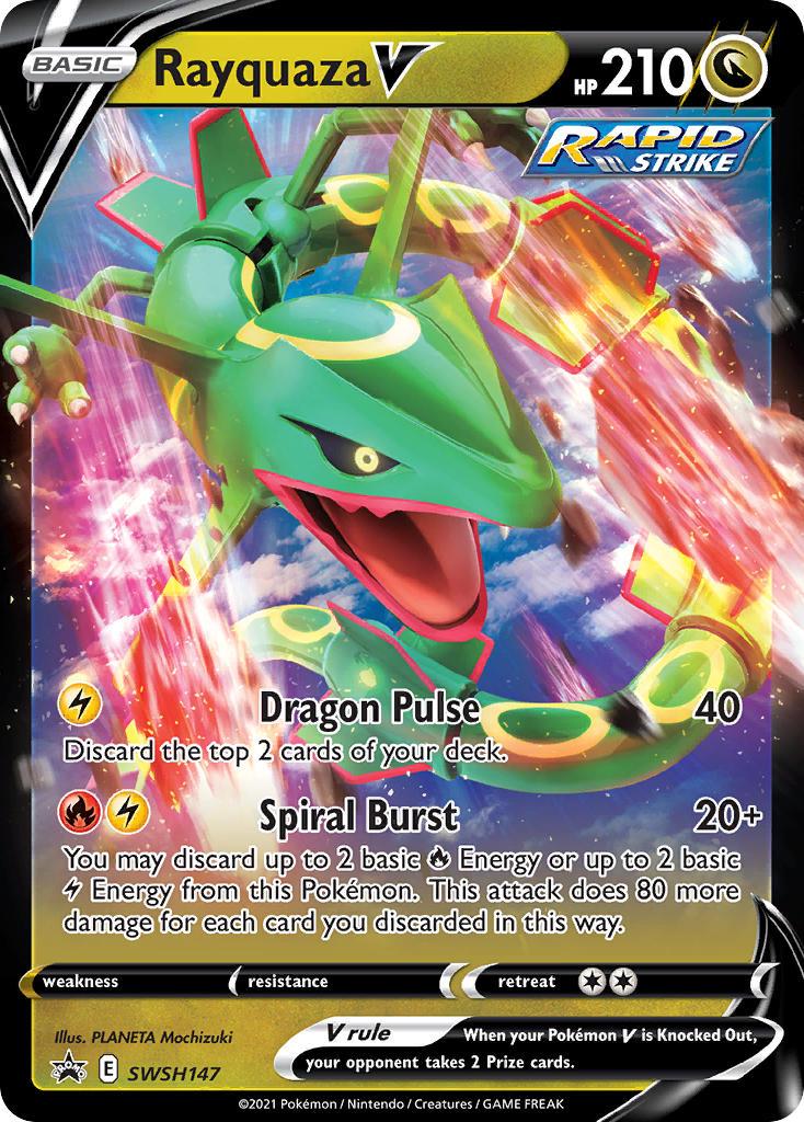 Promo Rayquaza V Pokémon card
