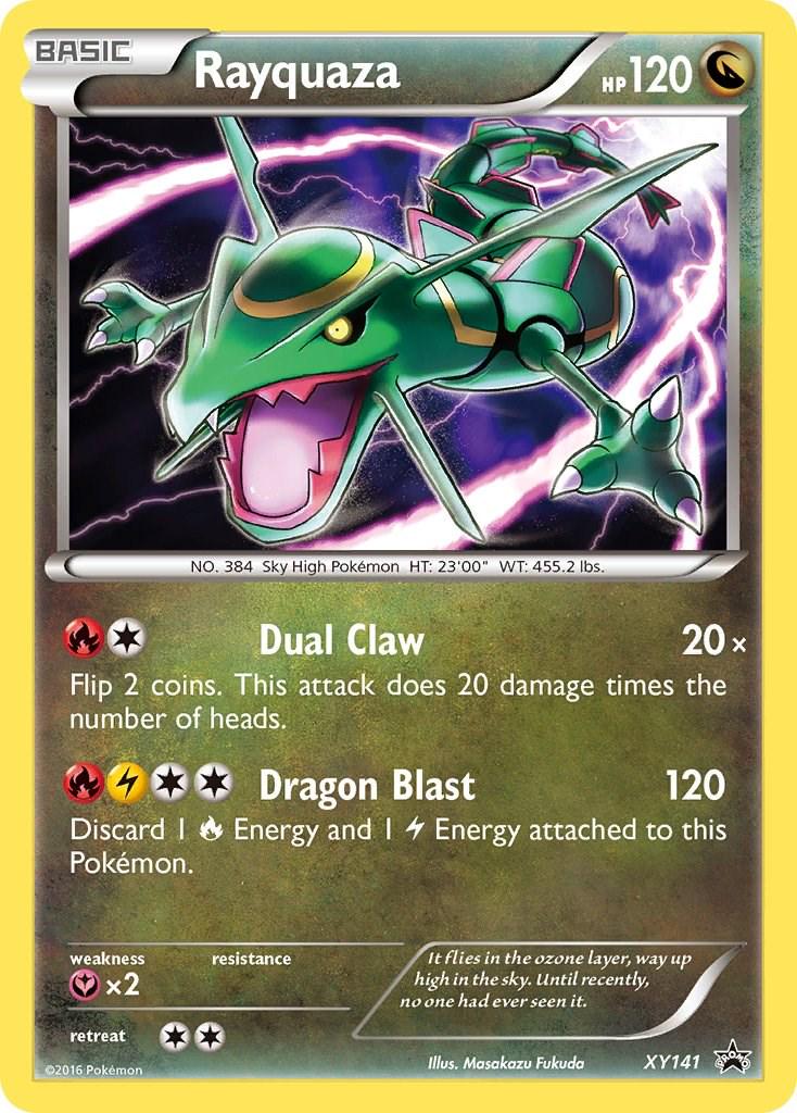 Promo Rayquaza Pokémon card