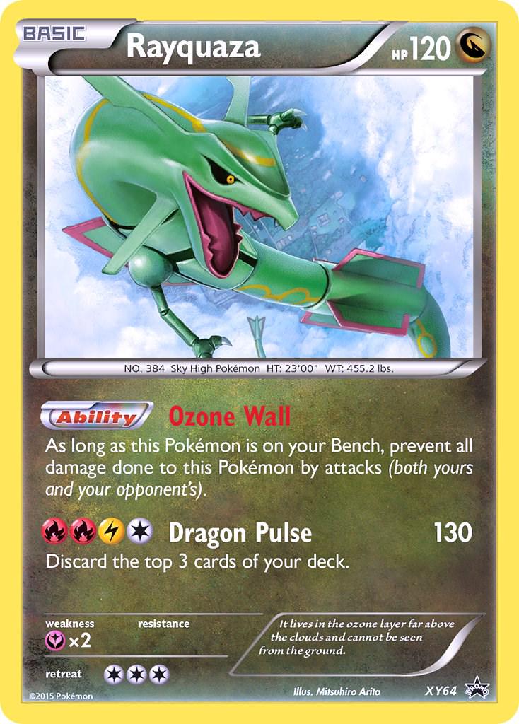 Promo Rayquaza Pokémon card