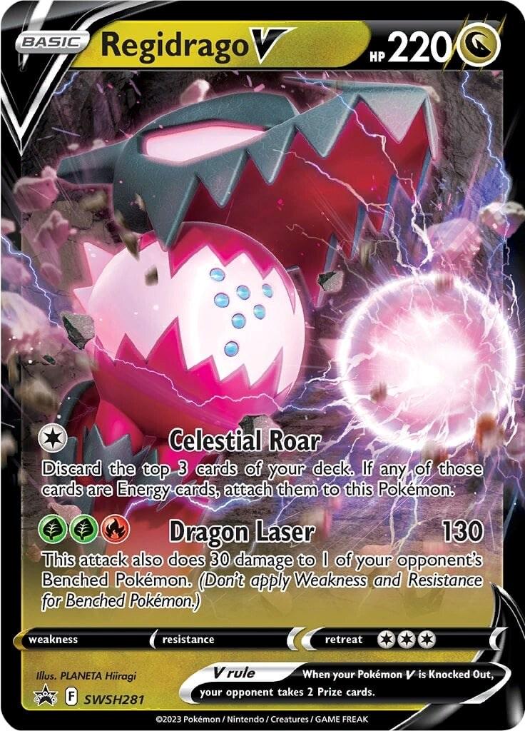 Promo Regidrago V Pokémon card