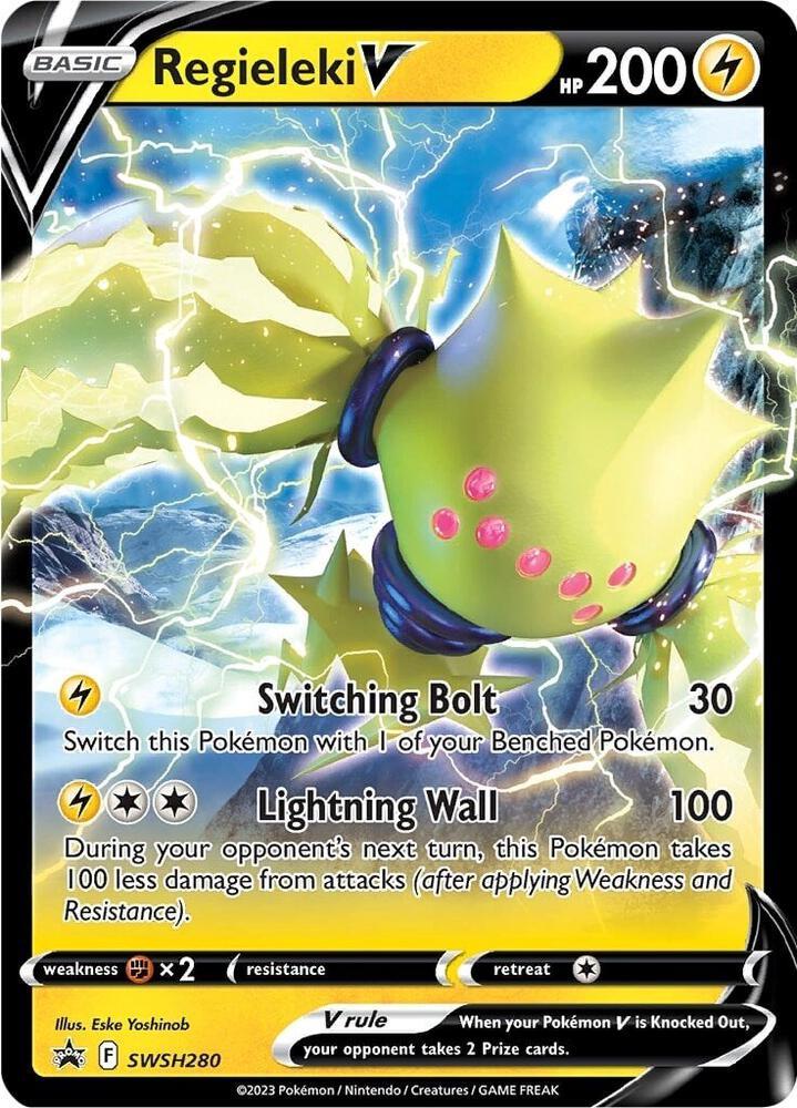 Promo Regieleki V Pokémon card