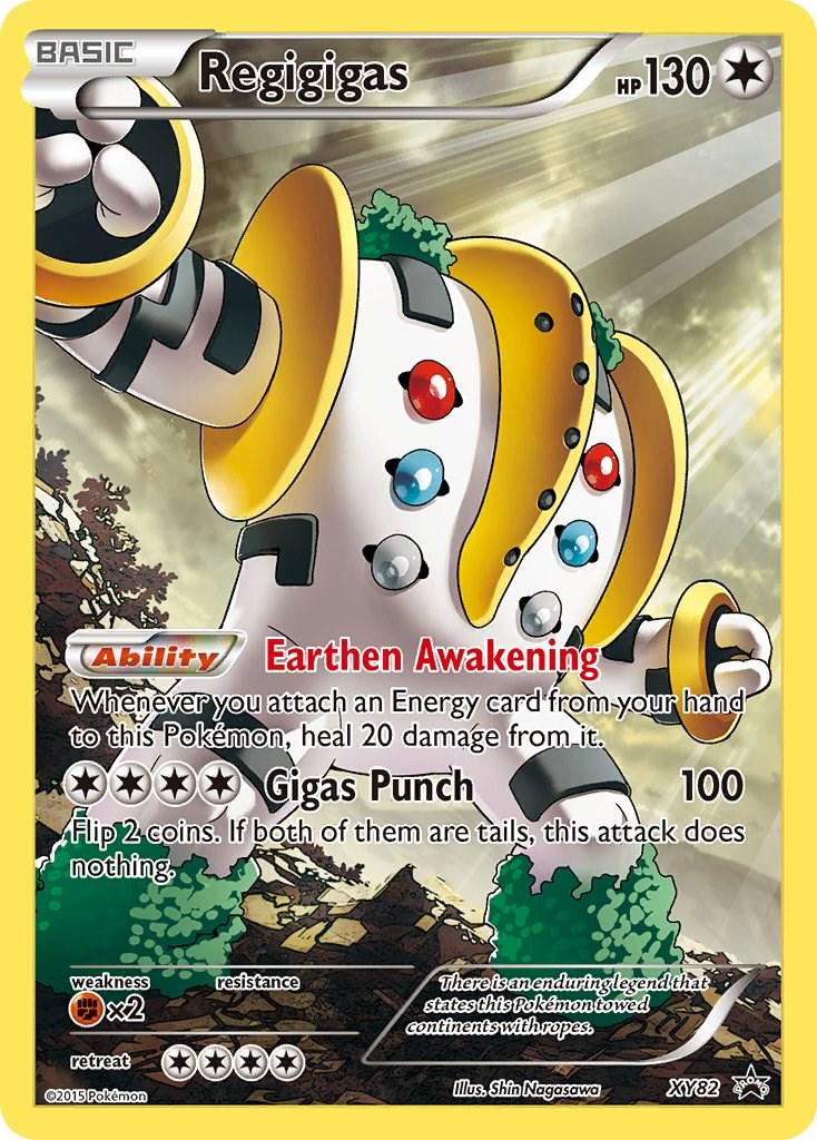 Promo Regigigas Pokémon card