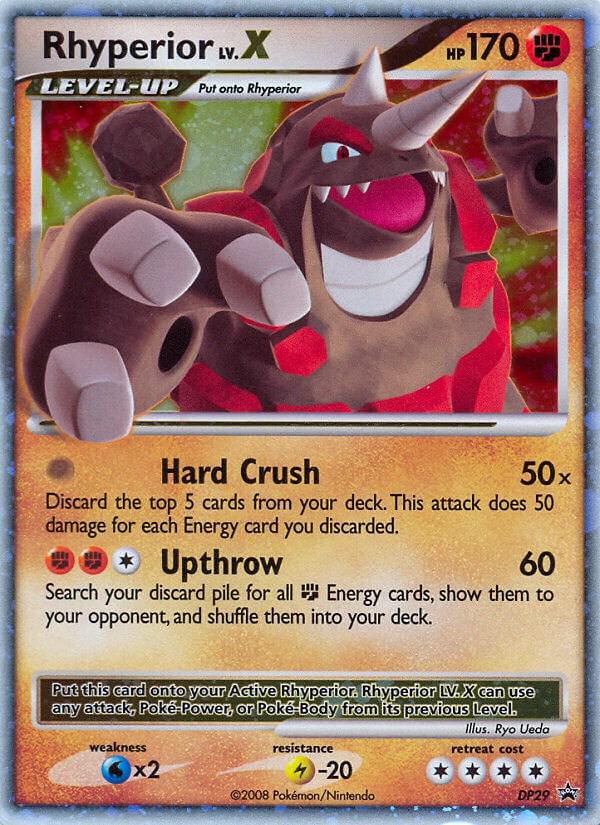 Promo Rhyperior LV.X Pokémon card