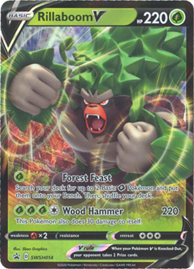 Promo Rillaboom V Pokémon card