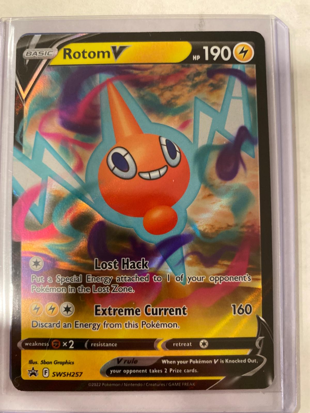 Promo Rotom V Pokémon card