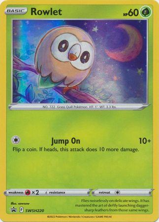 Promo Rowlet Pokémon card