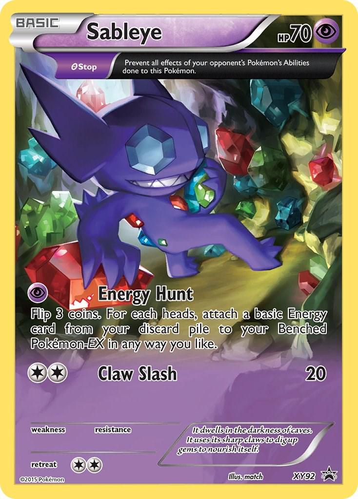 Promo Sableye Pokémon card