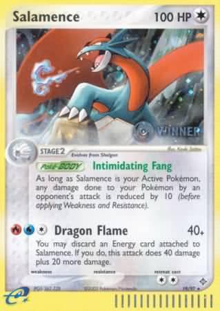 Promo Salamence [Winner] Pokémon card