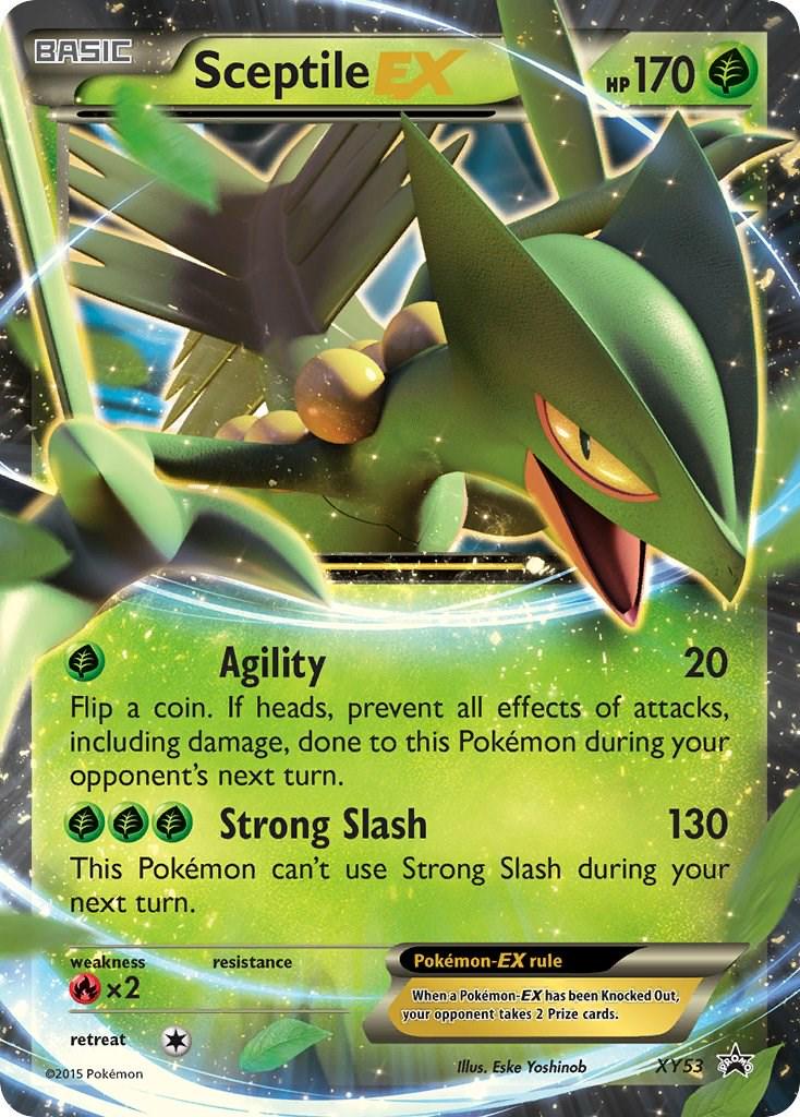 Promo Sceptile EX Pokémon card