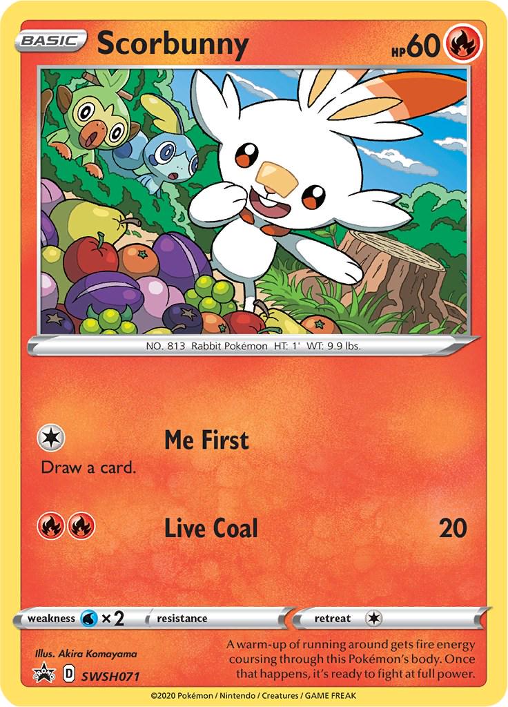 Promo Scorbunny Pokémon card