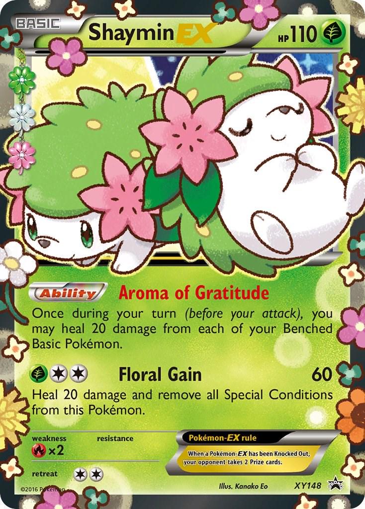Promo Shaymin EX Pokémon card