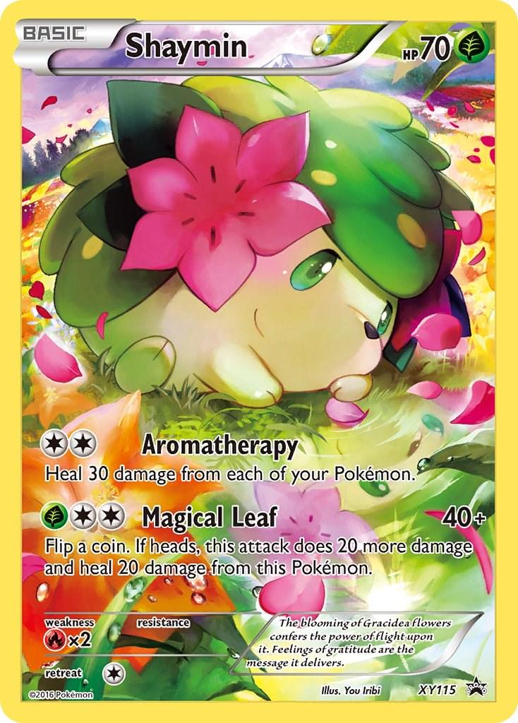 Promo Shaymin Pokémon card