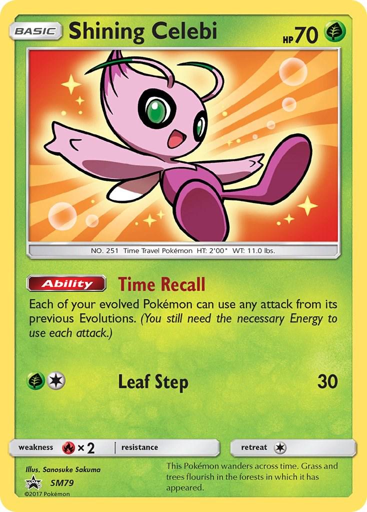 Promo Shining Celebi Pokémon card