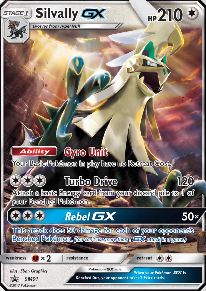 Promo Silvally GX Pokémon card