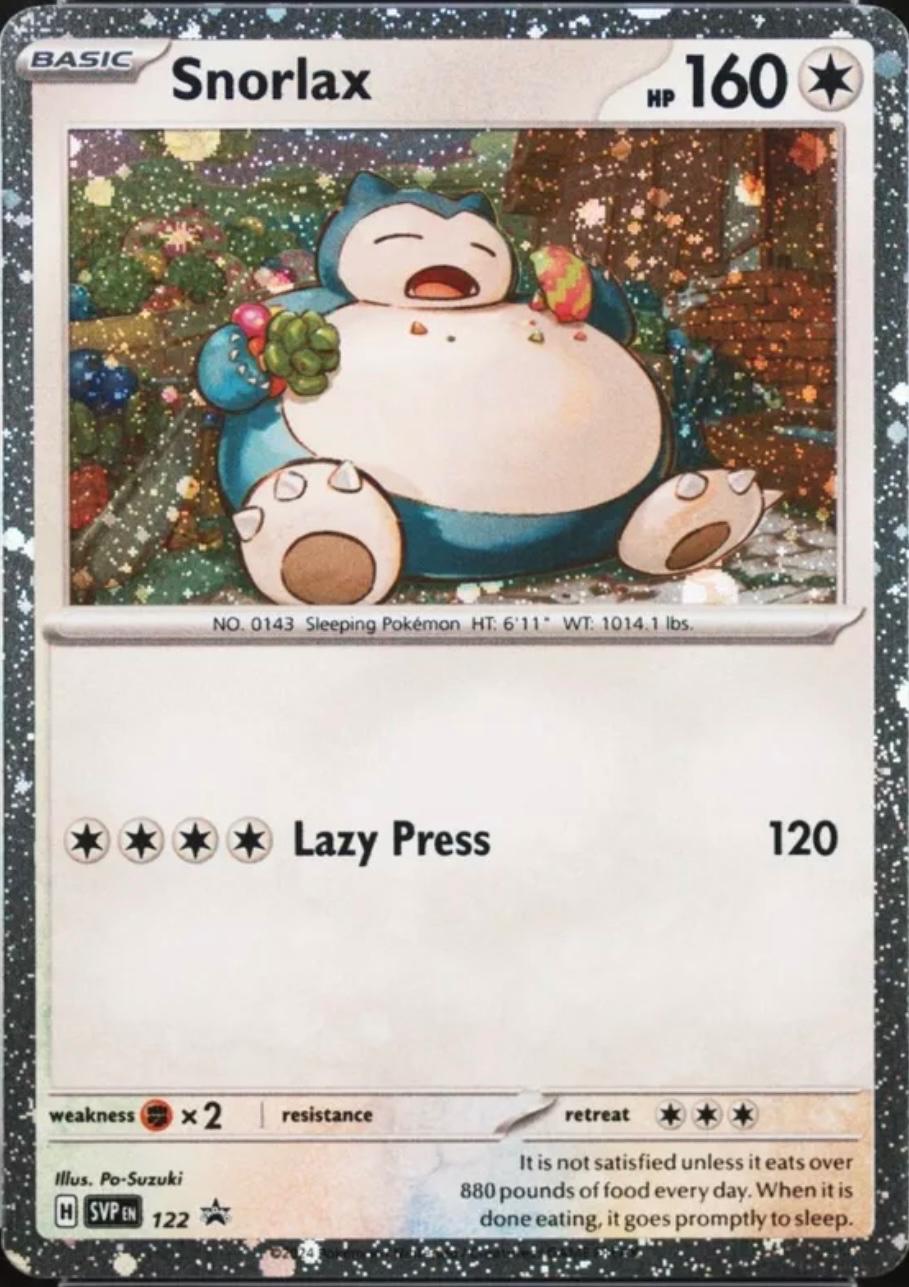 Promo Snorlax [Cosmos-Holo] Pokémon card