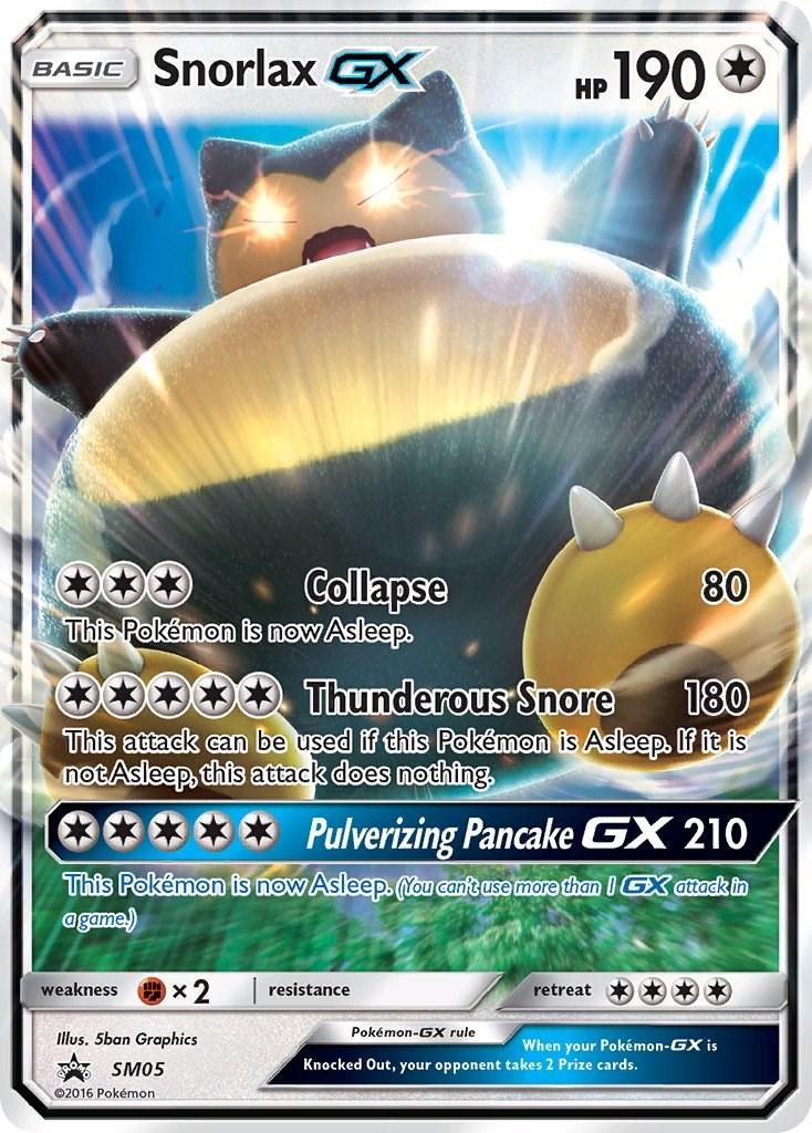 Promo Snorlax GX Pokémon card