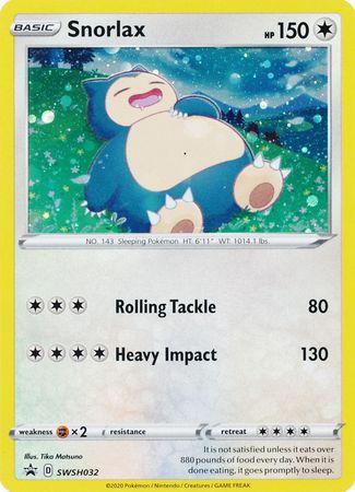 Promo Snorlax Pokémon card