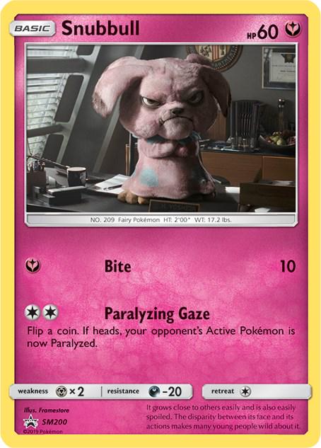 Promo Snubbull Pokémon card