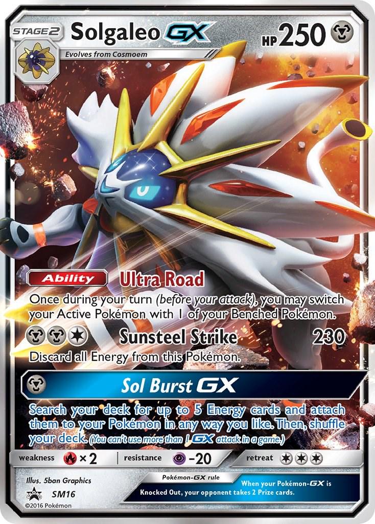 Promo Solgaleo GX Pokémon card