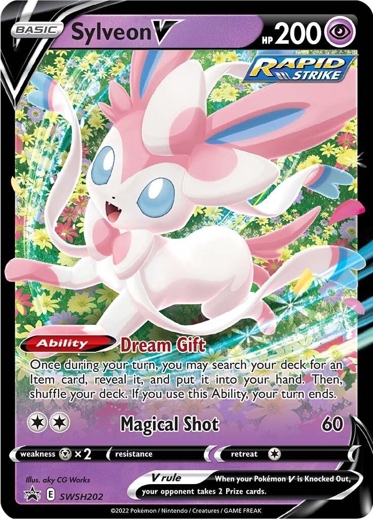 Promo Sylveon V Pokémon card