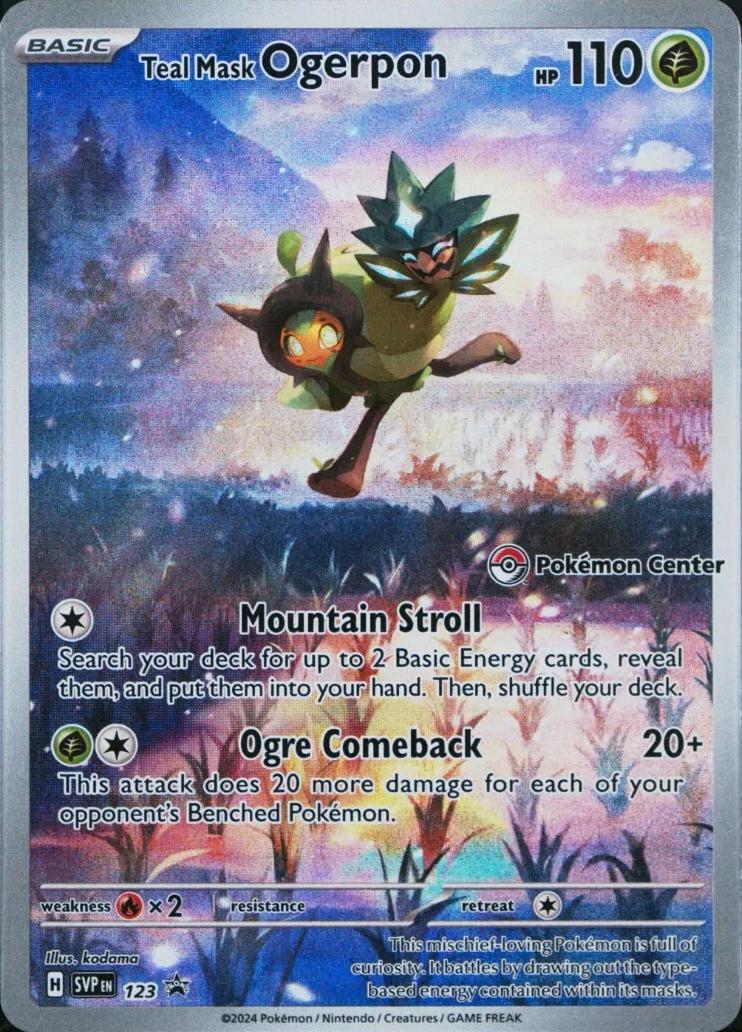 Promo Teal Mask Ogerpon [Pokemon-Center] Pokémon card