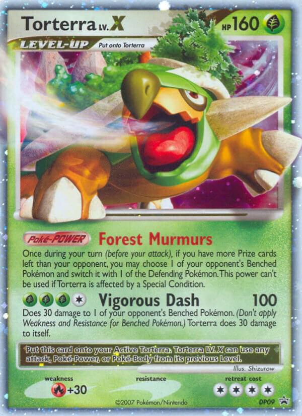 Promo Torterra LV.X Pokémon card