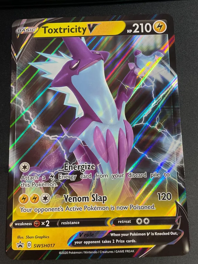 SWSH Black Star Promos Toxtricity V Pokémon card